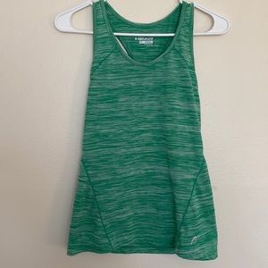 Cute green workout tank top